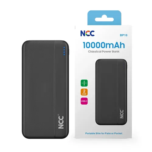NCC Power Bank BP10 and the package