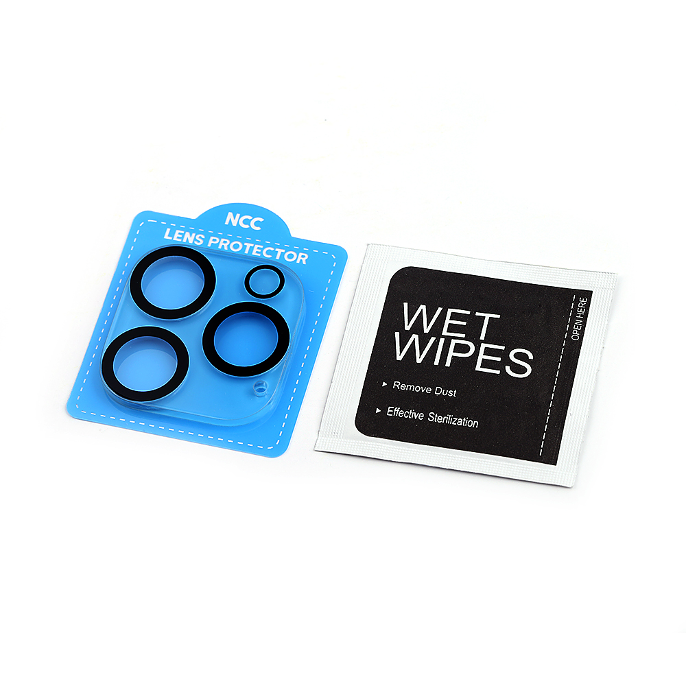 High-definition clear camera lens protector on iPhone module
