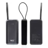 NCC BP17 10000mah 22.5W Electroplated Surface Fast Charging Power Bank with USB-C and Lightning Cable