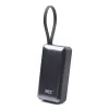 NCC BP17 10000mah 22.5W Electroplated Surface Fast Charging Power Bank with USB-C and Lightning Cable