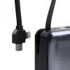 Detail of NCC BP17 10000mah 22.5W Electroplated Surface Fast Charging Power Bank with USB-C and Lightning Cable
