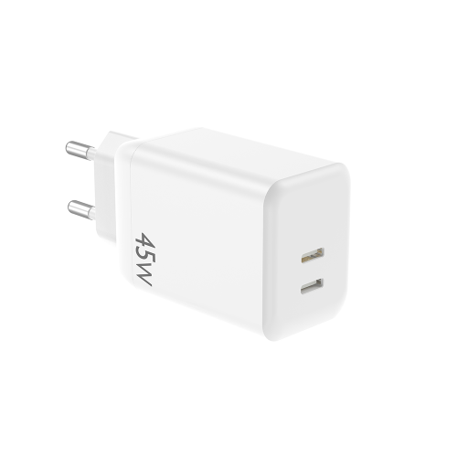 NCC C22/C230 45W GaN Dual Type-C Fast Charger | UK & EU Plug Options