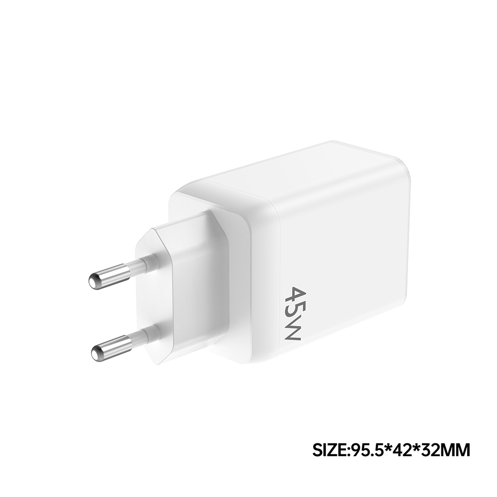 NCC C22/C230 45W GaN Dual Type-C Fast Charger | UK & EU Plug Options