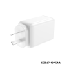 NCC C34 65W GaN Dual Type-C+USB-A Fast Charger | AU Plug Options
