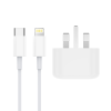 NCC C11 20W Charger Set (USB-C Charger + C-L Noylon Date Cable 1.0M) | UK Plug Options