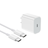 NCC C125 20W Charger Set (USB-C Charger + C-C Date Cable 1.0M) | US Plug Options