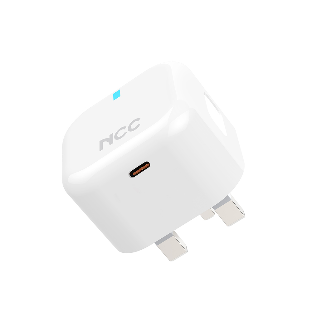 NCC C10 Unfoldable 20W Type-C Charger | UK Plug Options