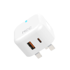 NCC C20 20W Type-C & USA-A Charger | UK Plug Options