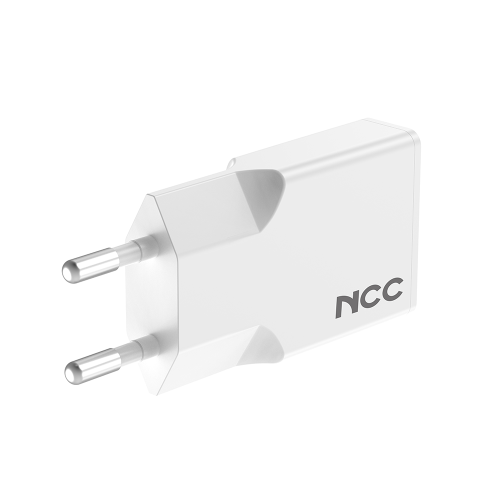 NCC C214 30W Ultra Thin USB-A+C Charger | EU Plug Options