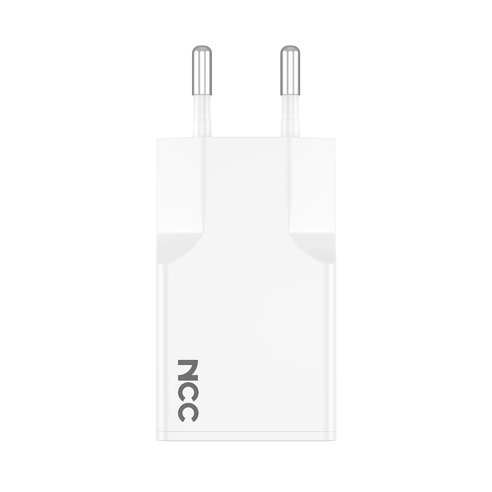 NCC C214 30W Ultra Thin USB-A+C Charger | EU Plug Options