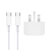 NCC C111 20W Charger Set (USB-C Charger + C-C Noylon Date Cable 1.0M) | UK Plug Options