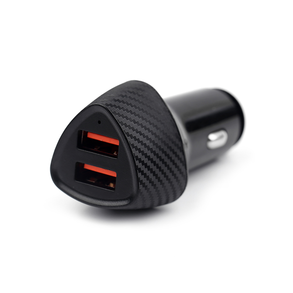 NCC R12 12W Dual USB-A Car Charger (Black)