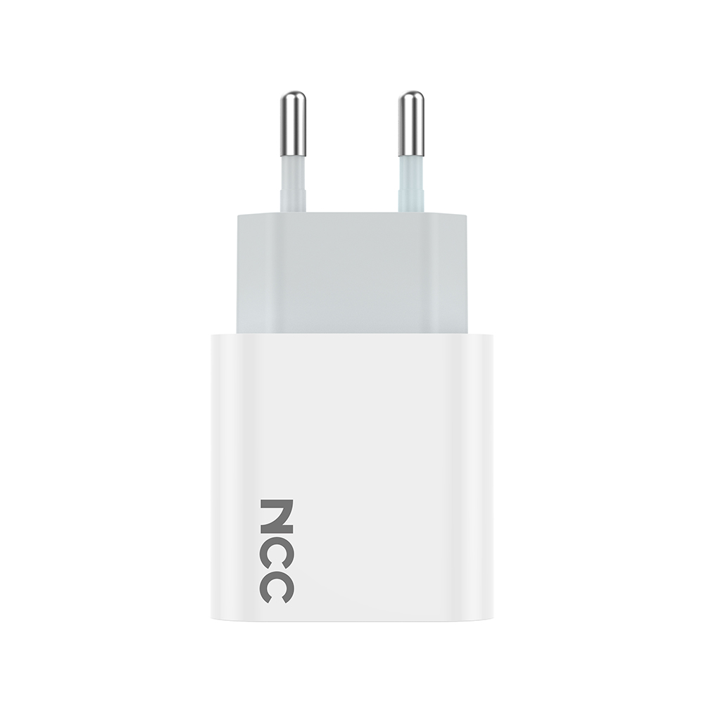 NCC C124 20W Charger Set (USB-C Charger + C-C Date Cable 1.0M) | EU Plug Options