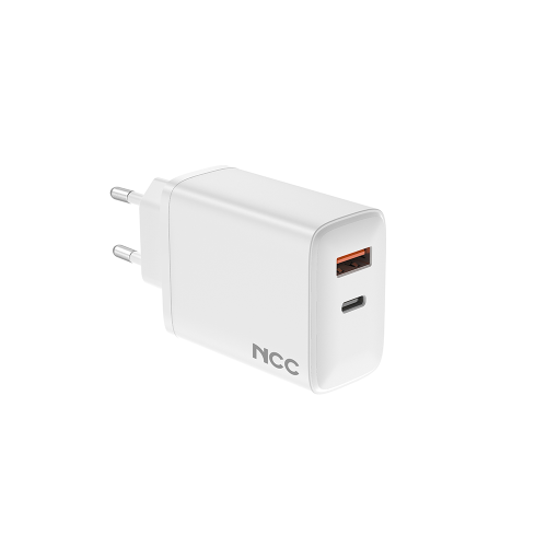 NCC C223 45W USB-A+C Charger | EU Plug Options