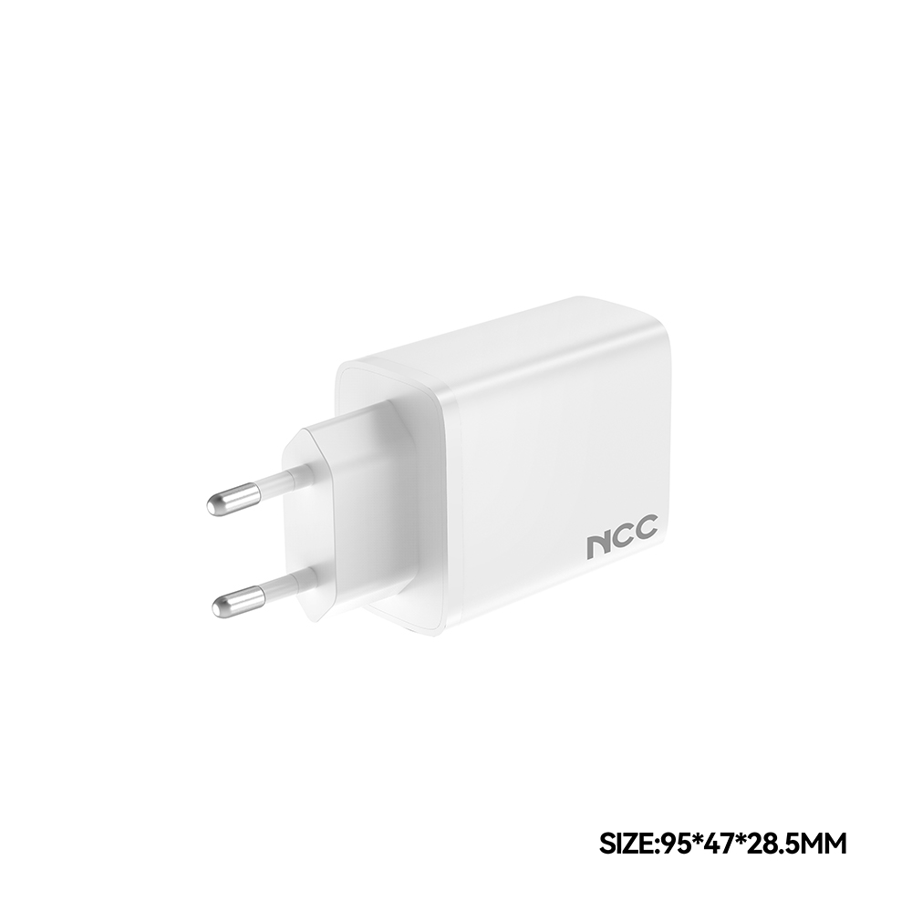 NCC C223 45W USB-A+C Charger | EU Plug Options