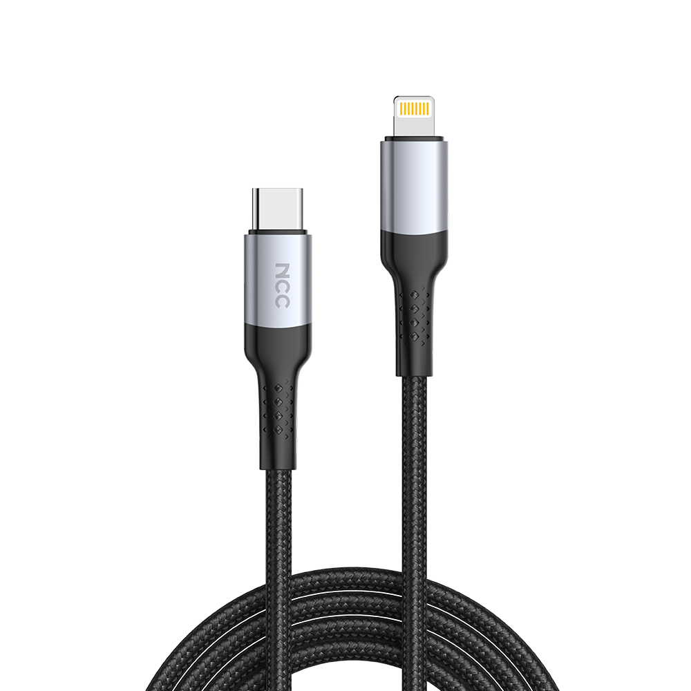 NCC D121 Braided cable + Aluminum shell Charging Cable 1.2M