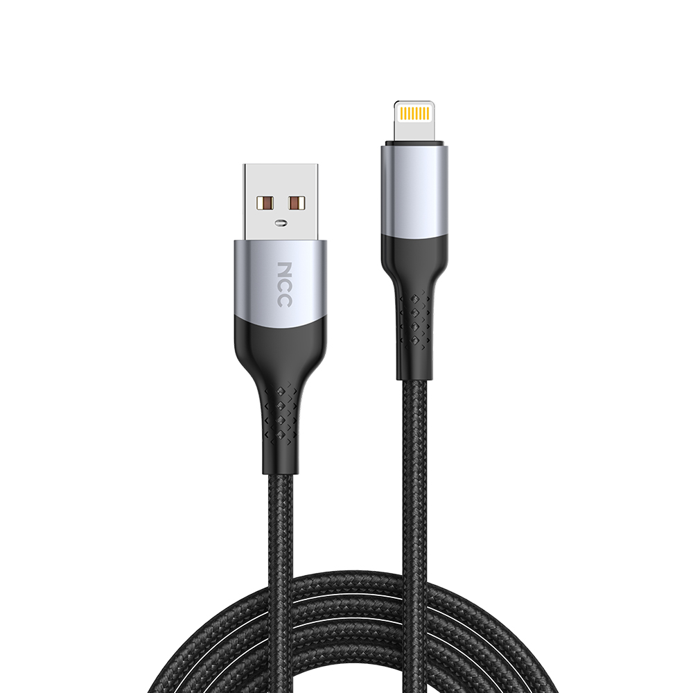NCC D121 Braided cable + Aluminum shell Charging Cable 1.2M