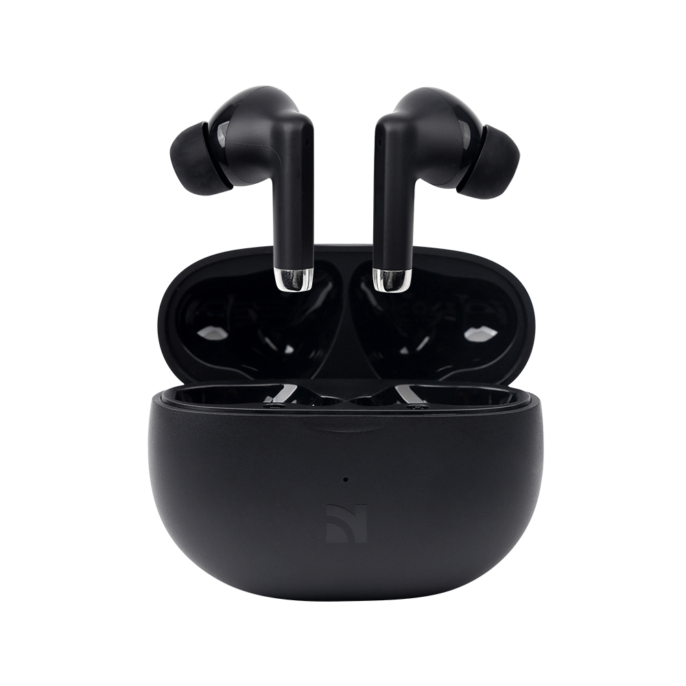 NCC LY-0201 Bluetooth 5.4 wireless earbuds with Hi-Fi stereo sound, 13mm drivers, touch controls, and 20-hour battery life.
