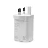 Triple-Port Fast Charging Adapter – Type-C PD and USB-A QC Compatibility