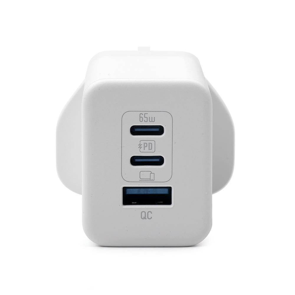 NCC GaN 65W Power Adapter – Smart Power Distribution and Safety Protection