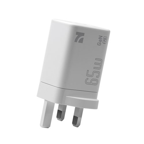 NCC 65W GaN USB-A+C+C Fast Charger – Triple-Port Power Adapter for Laptops and Phones