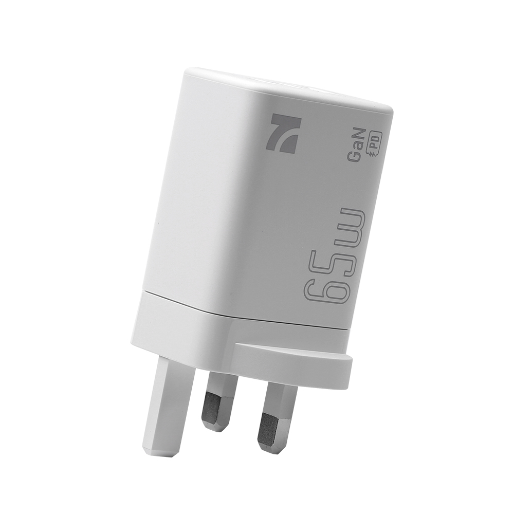 NCC 65W GaN USB-A+C+C Fast Charger – Triple-Port Power Adapter for Laptops and Phones
