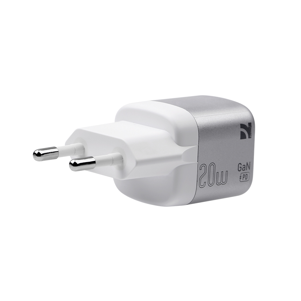 Compact 20W GaN Fast Charger Lightweight Design