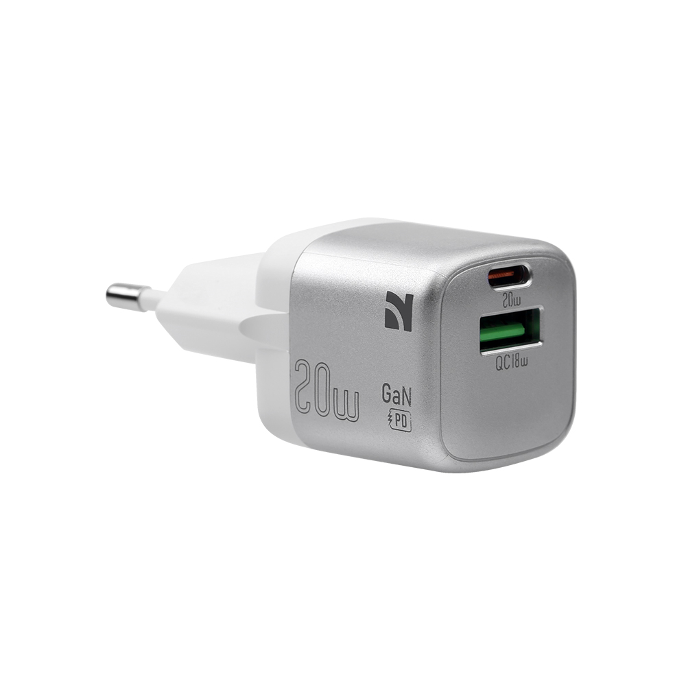 20W USB-C GaN Charger for iPhone Samsung Huawei
