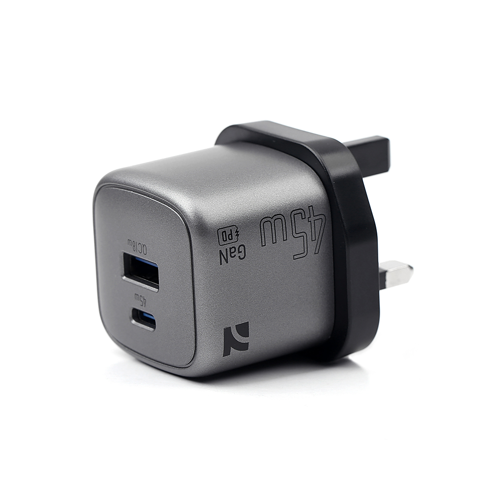 Smart Charging Solution – PD 45W for Laptops and QC 18W for Smartphones
