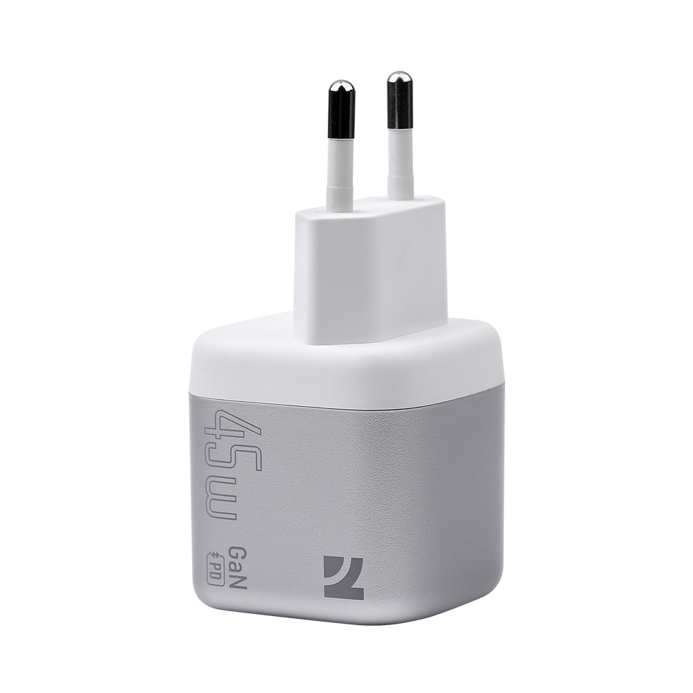 Retail Packaging Display – NCC 45W USB-A+C GaN Fast Charger Color Box
