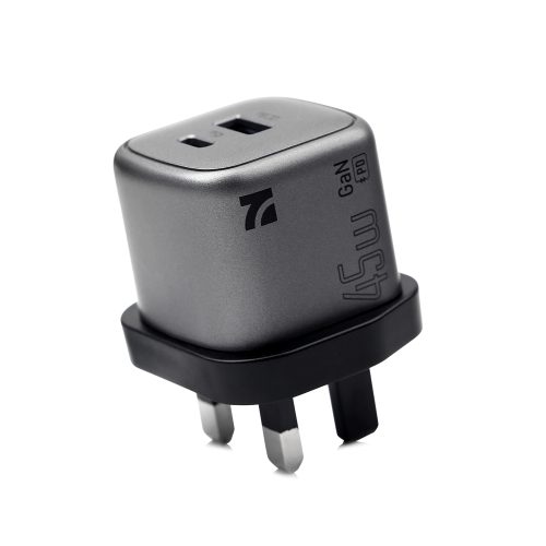 NCC 45W USB-A+C GaN Wall Charger – Compact Dual-Port Fast Charging Adapter