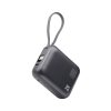 NCC 10000mAh 22.5W fast charging power bank with built-in USB-C and Lightning cables