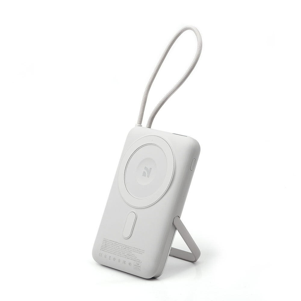 NCC 22.5W Portable Charger with Integrated Cable and Wireless Phone + Watch Charging