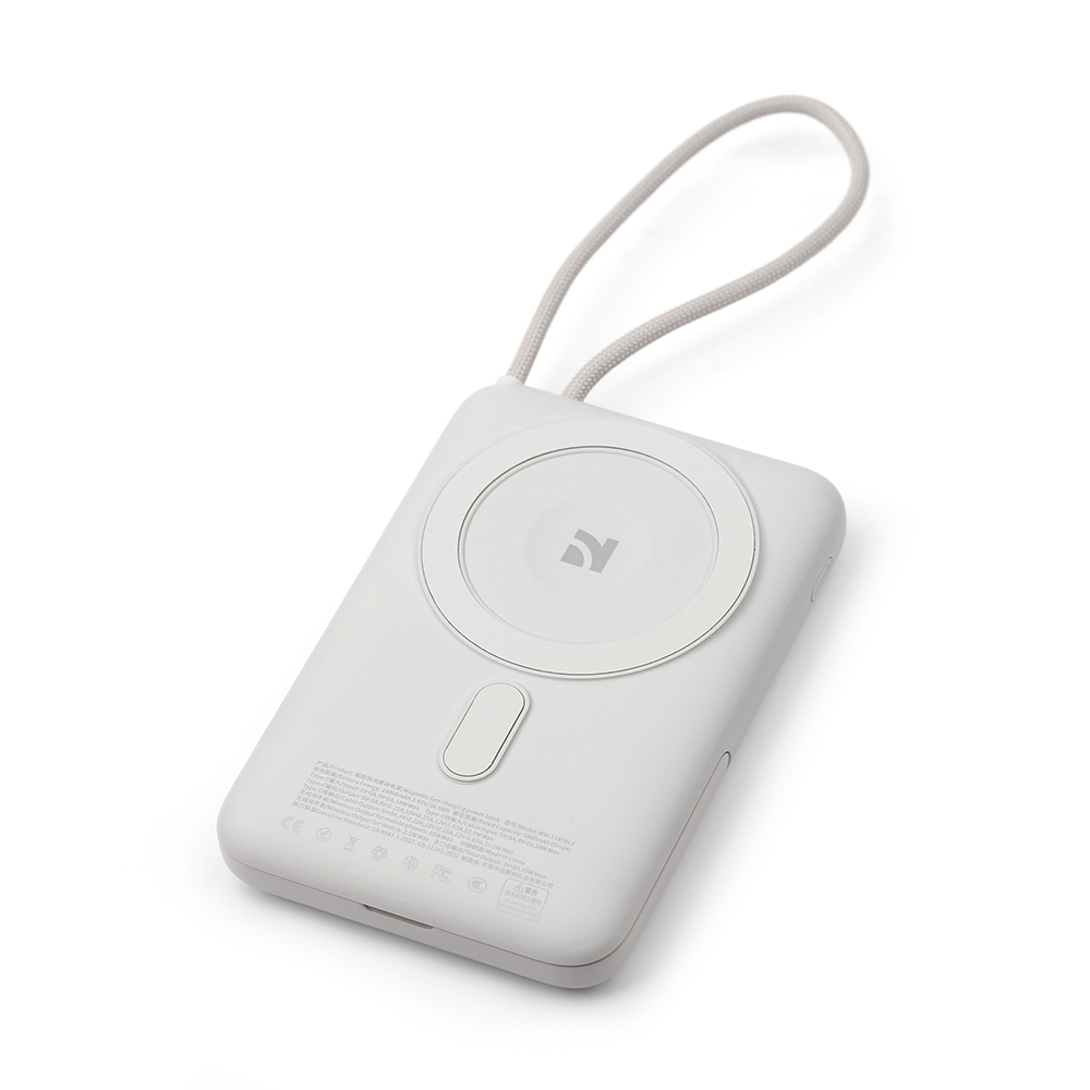 Lightweight NCC 10000mAh Power Bank with 22.5W PD Output and 15W Wireless Charging