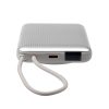 NCC Built-in USB-C Cable Power Bank – 10000mAh Quick Charge with 15W Wireless Charging Pad