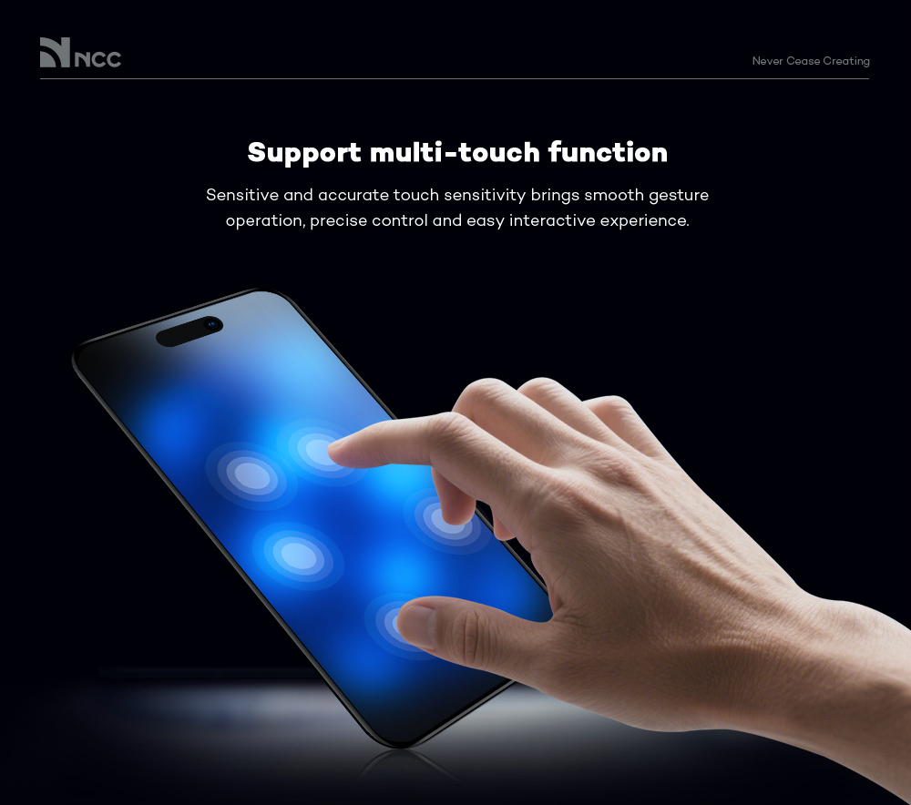 NCC Prime incell lcd display for mobile